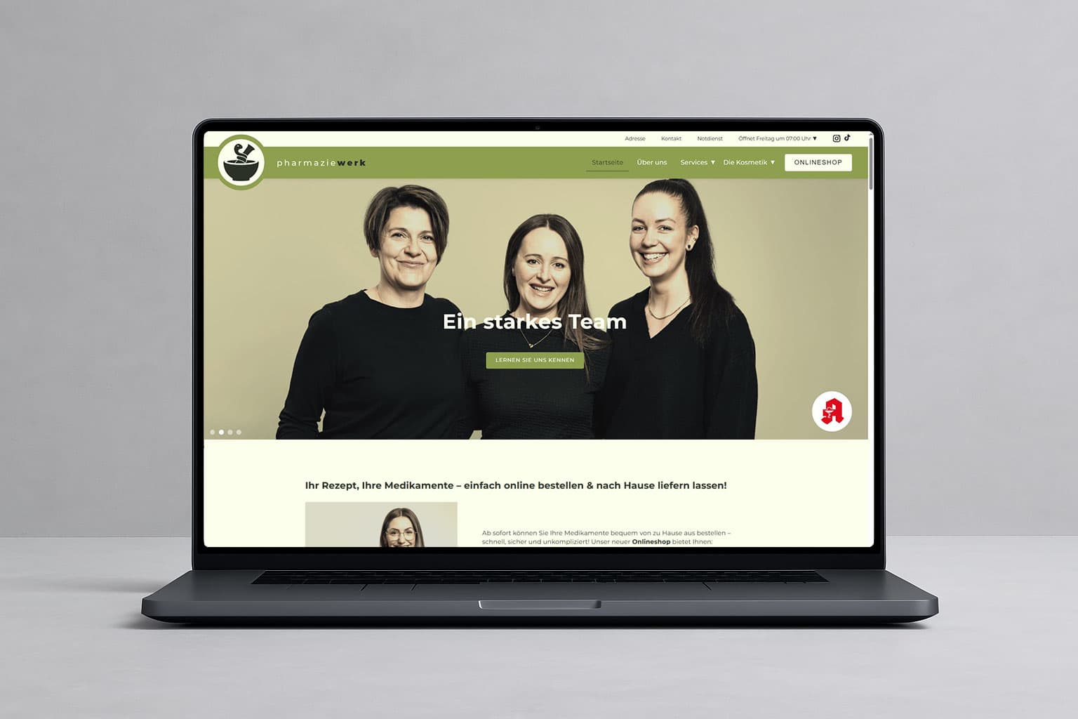 Pharmaziewerk Website